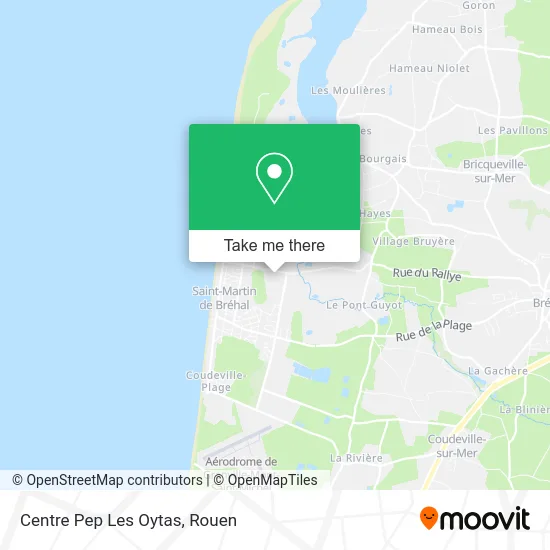 Centre Pep Les Oytas map