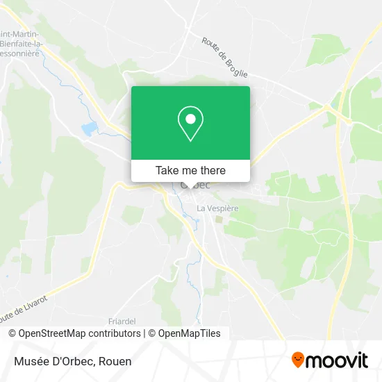 Musée D'Orbec map