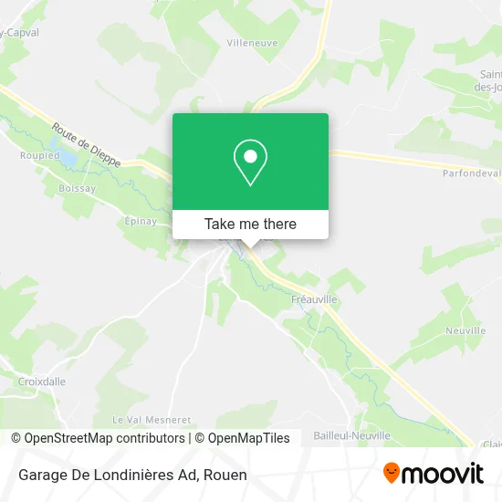 Garage De Londinières Ad map