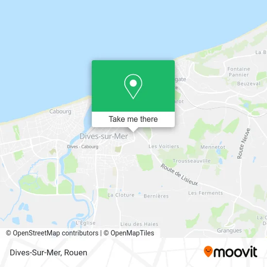 Dives-Sur-Mer map