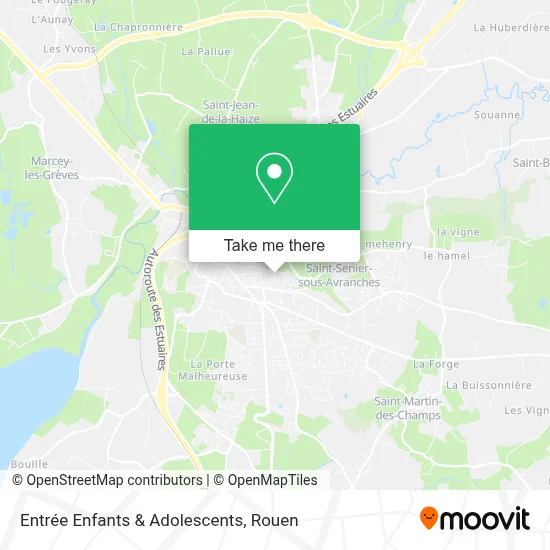 Entrée Enfants & Adolescents map