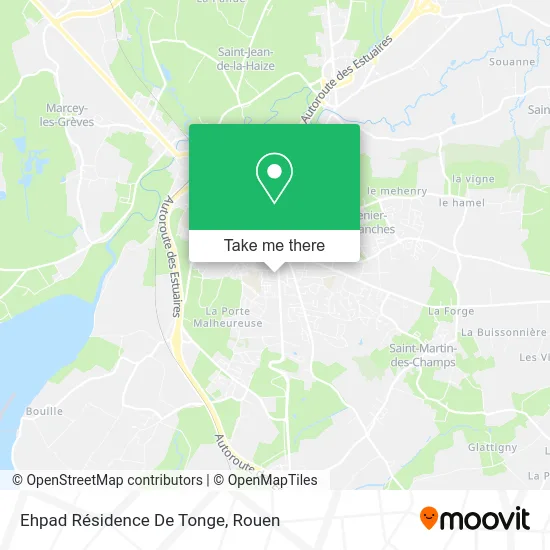 Ehpad Résidence De Tonge map