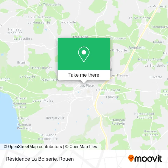 Résidence La Boiserie map