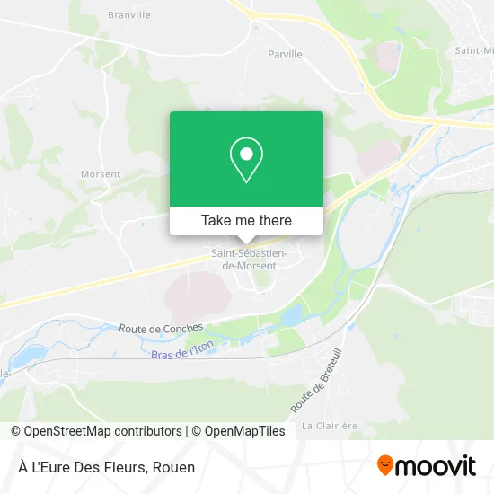 À L'Eure Des Fleurs map