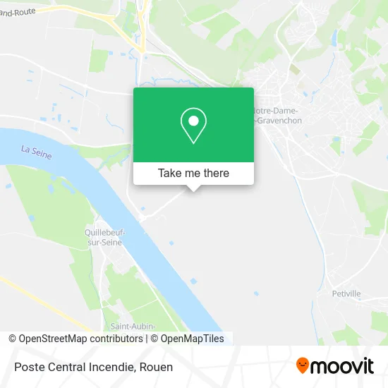 Poste Central Incendie map