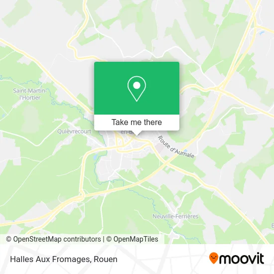 Halles Aux Fromages map