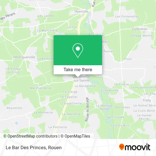 Le Bar Des Princes map