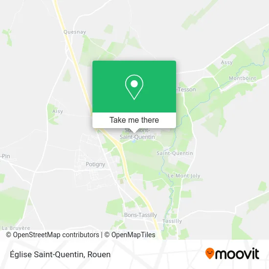 Église Saint-Quentin map