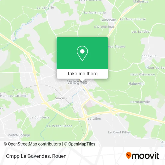 Cmpp Le Gavendes map