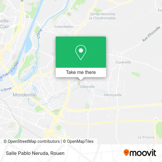 Salle Pablo Neruda map