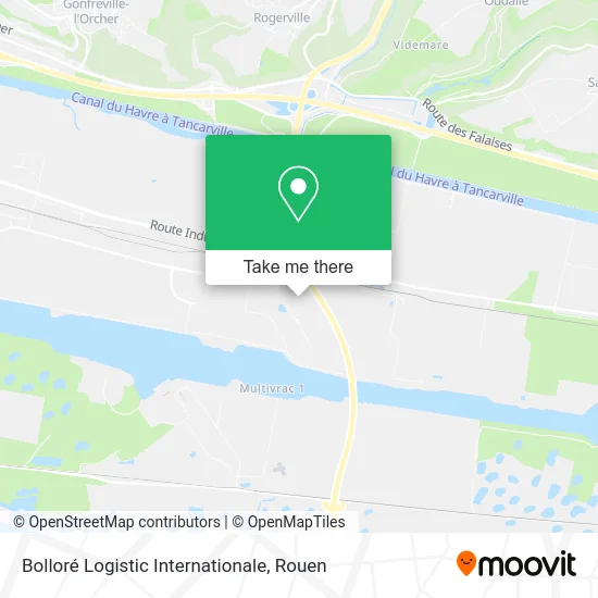 Bolloré Logistic Internationale map