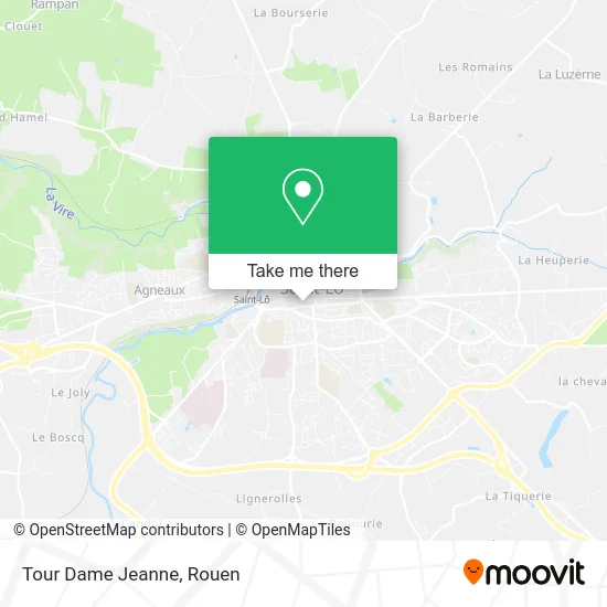 Tour Dame Jeanne map