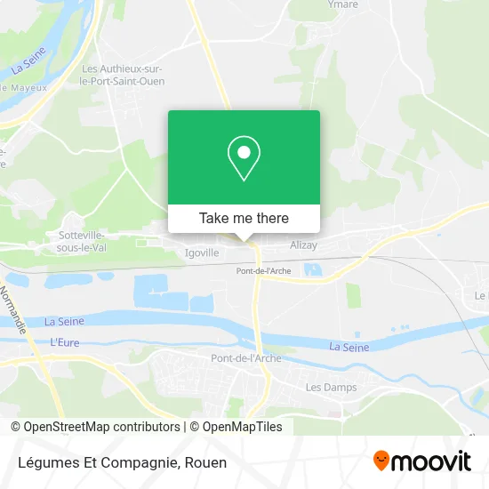 Légumes Et Compagnie map