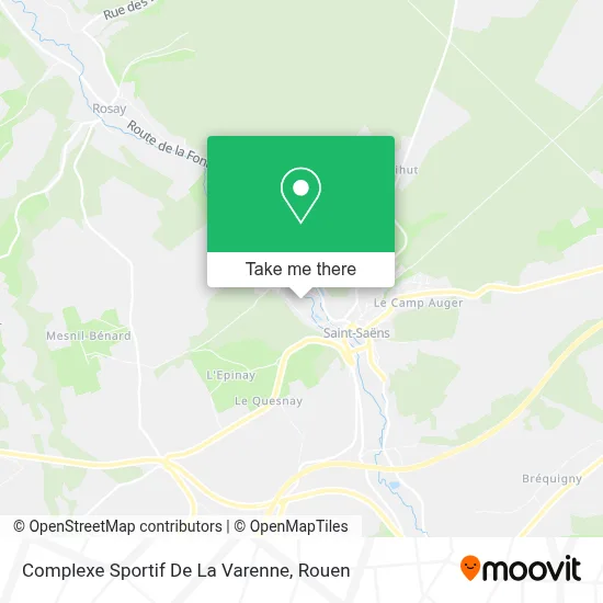 Complexe Sportif De La Varenne map