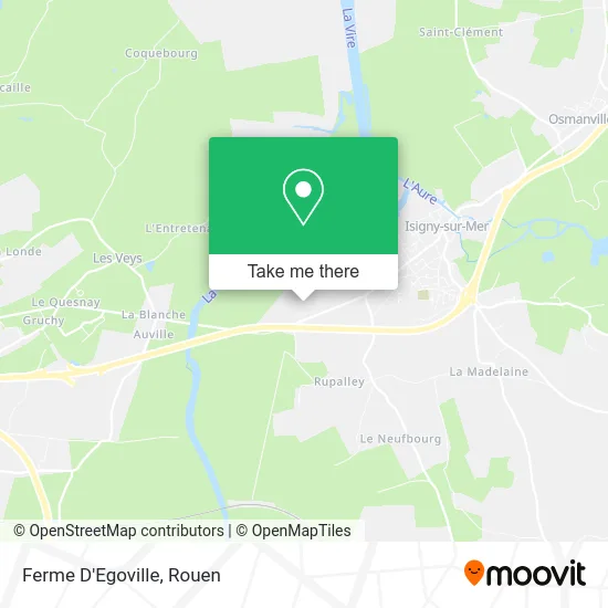 Ferme D'Egoville map