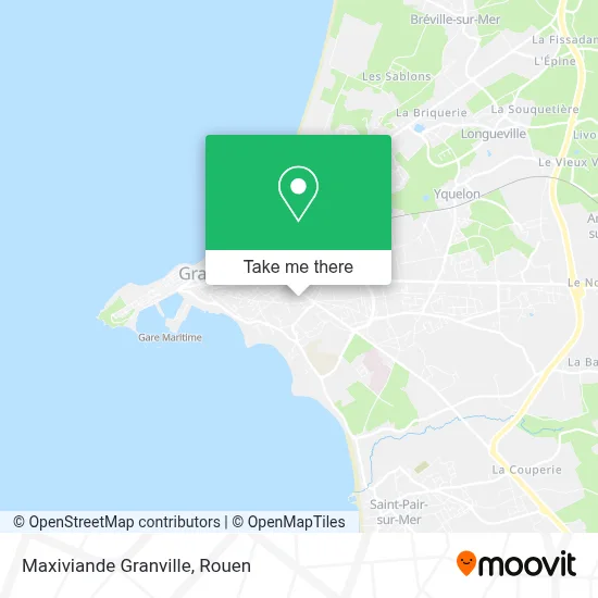 Maxiviande Granville map