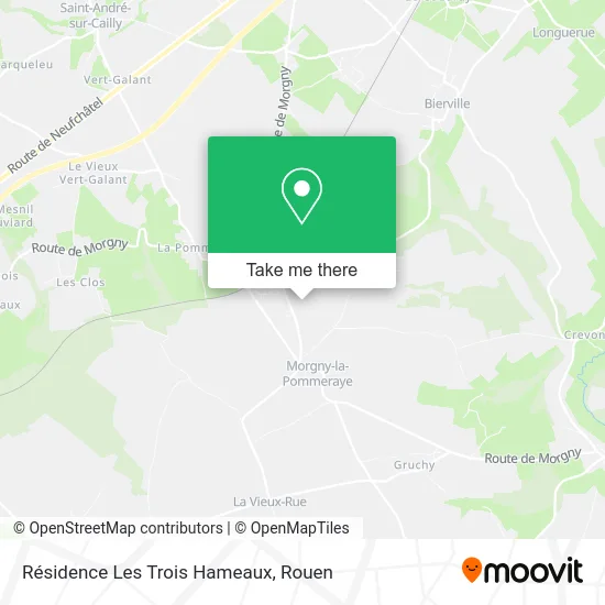 Résidence Les Trois Hameaux map