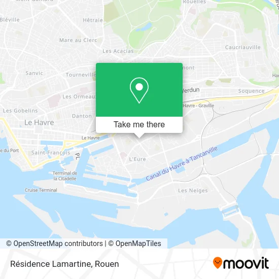 Résidence Lamartine map