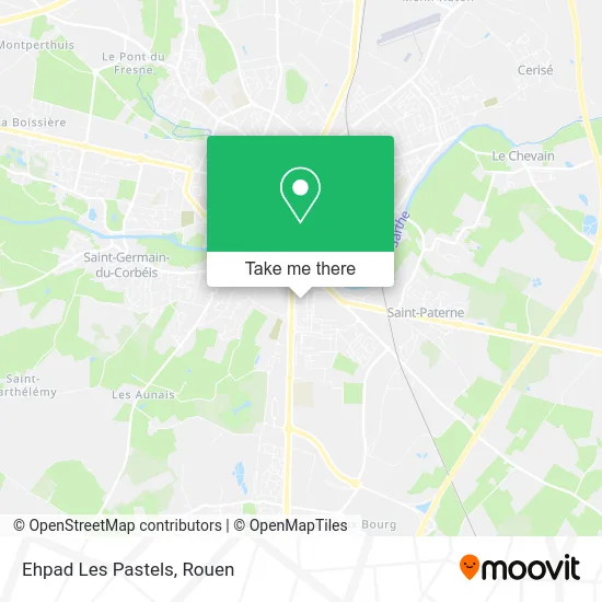 Ehpad Les Pastels map