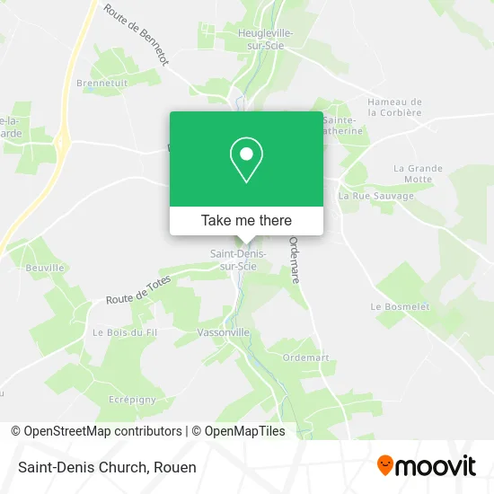 Église Saint-Denis map