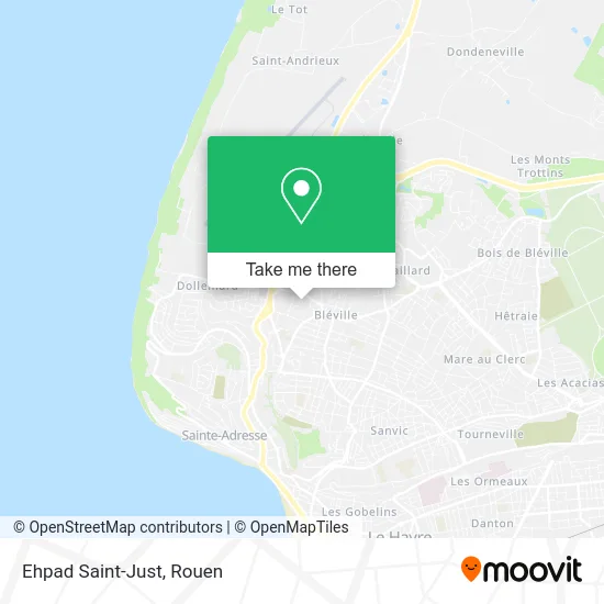 Ehpad Saint-Just map