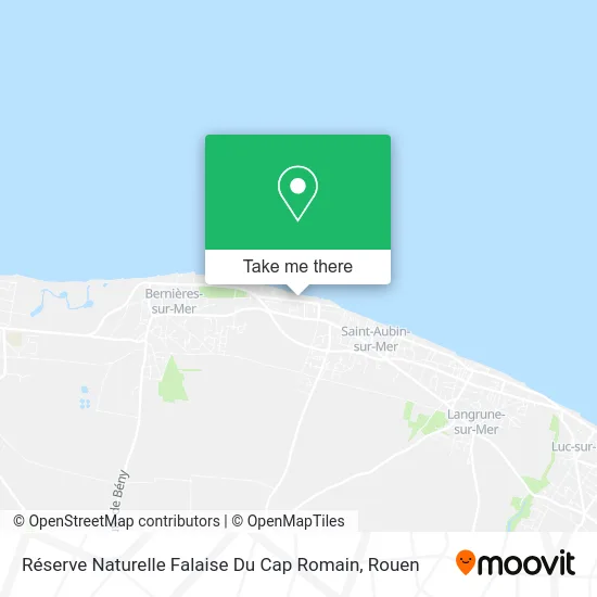 Réserve Naturelle Falaise Du Cap Romain map