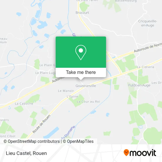Lieu Castel map