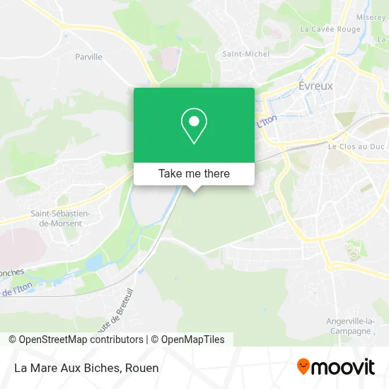 La Mare Aux Biches map