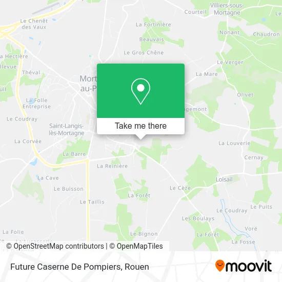 Future Caserne De Pompiers map