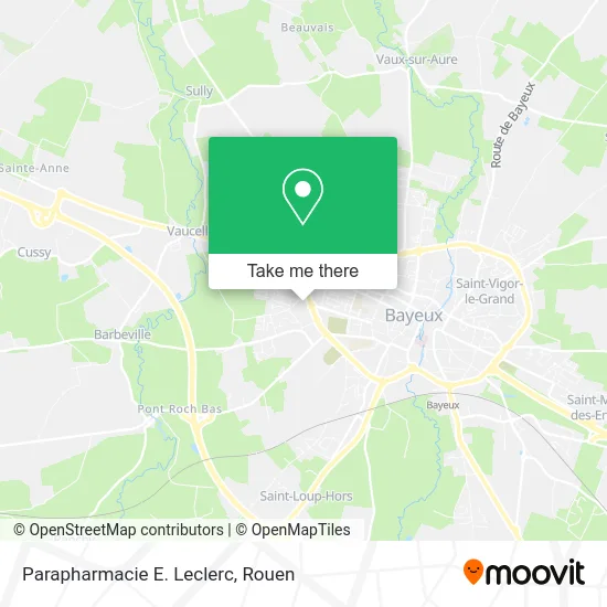 Parapharmacie E. Leclerc map