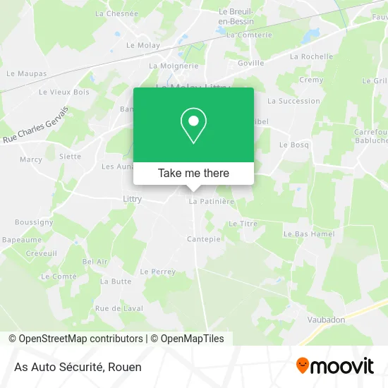 As Auto Sécurité map