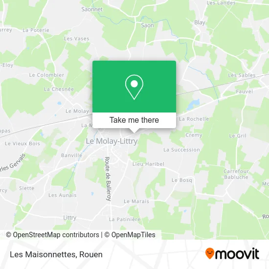 Les Maisonnettes map