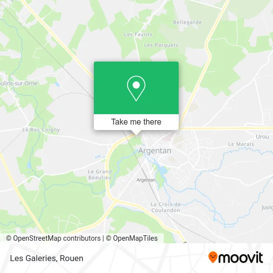 Les Galeries map