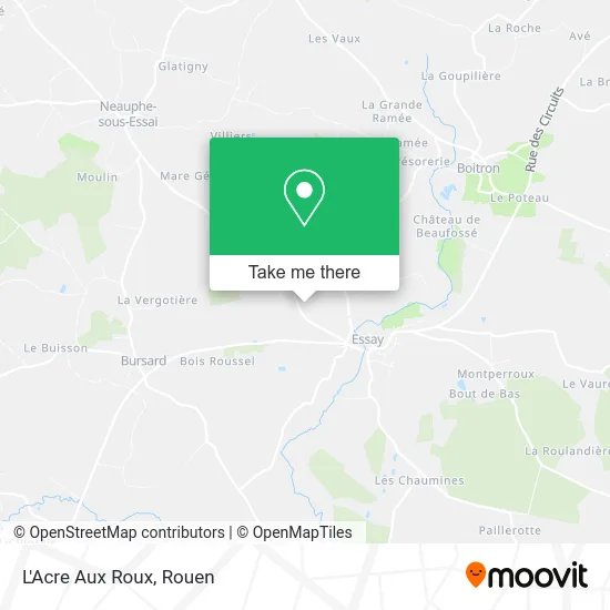 L'Acre Aux Roux map