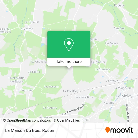 La Maison Du Bois map