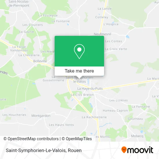 Saint-Symphorien-Le-Valois map