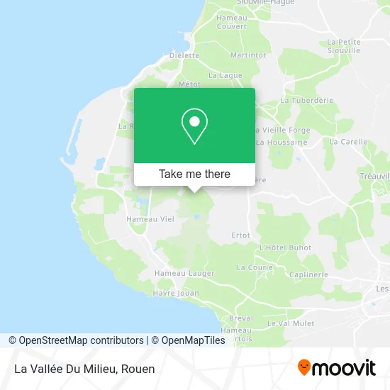 La Vallée Du Milieu map