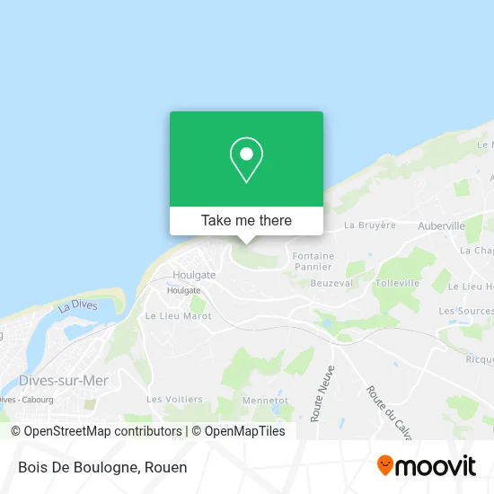 Bois De Boulogne map