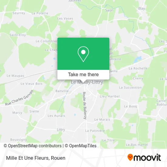 Mille Et Une Fleurs map