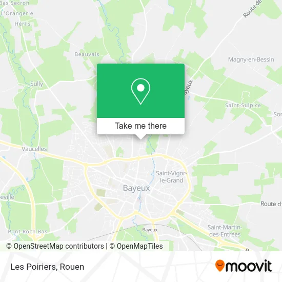 Les Poiriers map