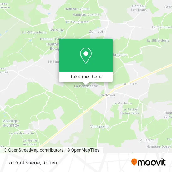 La Pontisserie map