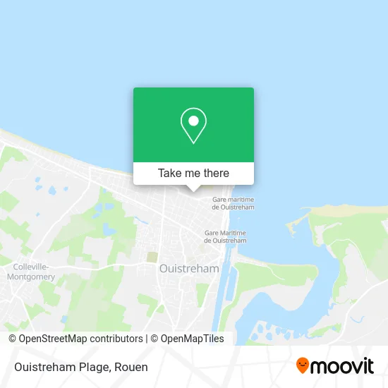 Ouistreham Plage map