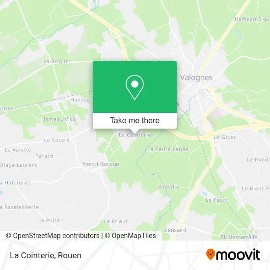 La Cointerie map
