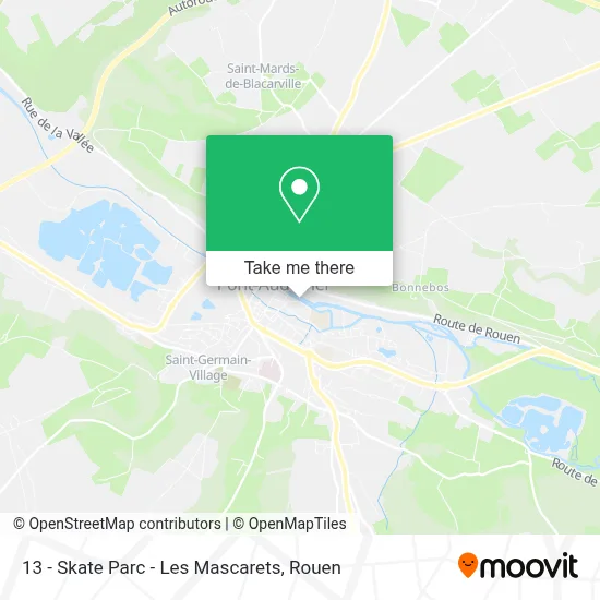 13 - Skate Parc - Les Mascarets map