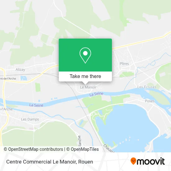 Centre Commercial Le Manoir map