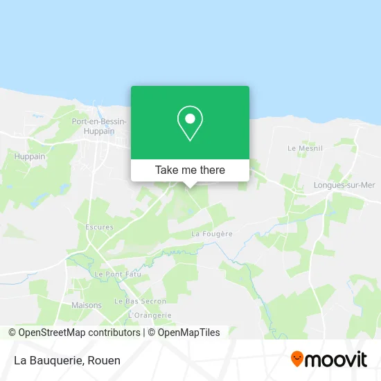 La Bauquerie map