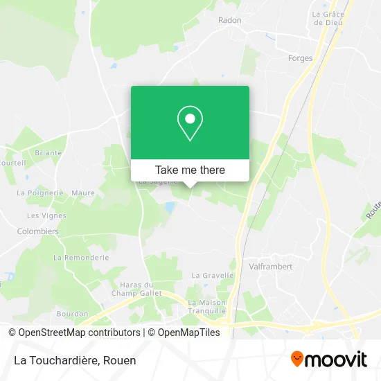 La Touchardière map