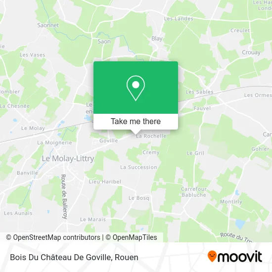 Bois Du Château De Goville map