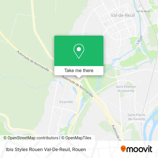 Ibis Styles Rouen Val-De-Reuil map