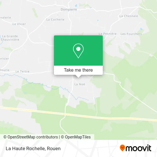 La Haute Rochelle map